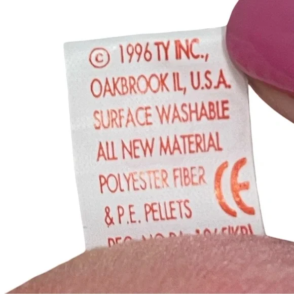 Ty Beanie Baby “STRUT” “DOODLE” The Rooster 4th Generation 3rd Tush Tag PVC 1996 - Picture 6 of 6